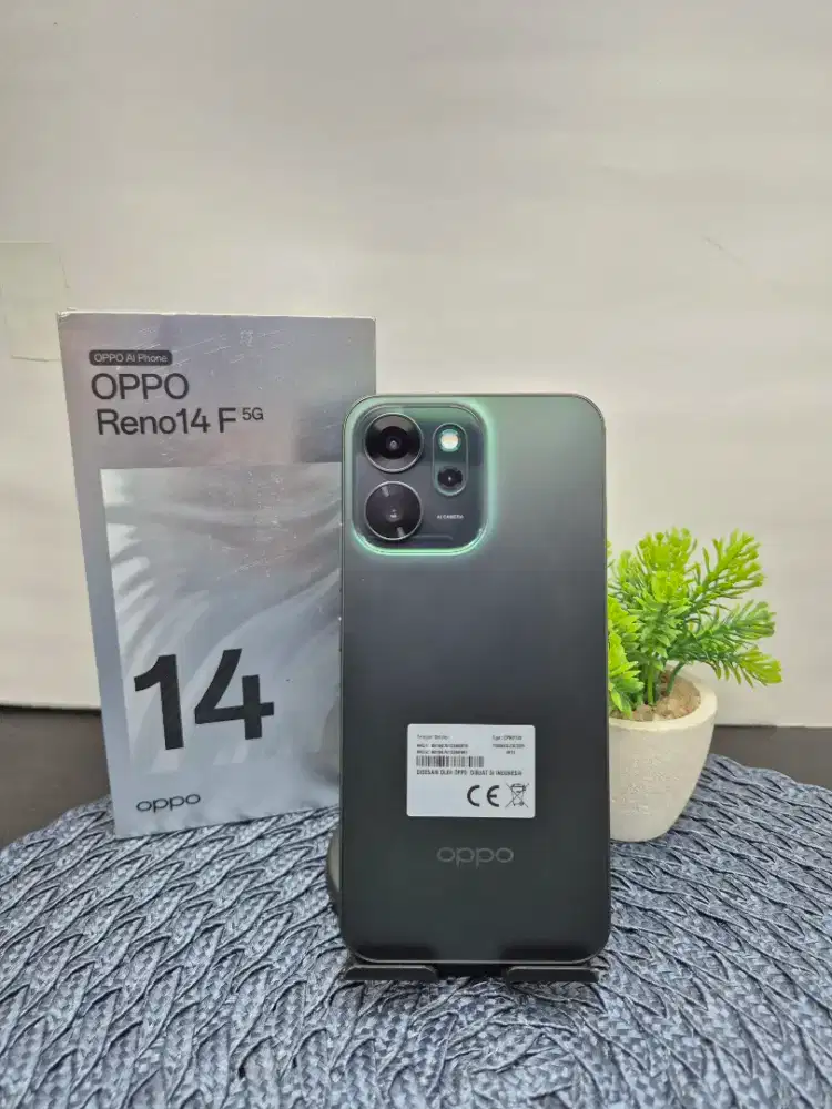 Oppo Reno 14F 5G 12/512gb Fullset (Ada Tompel Sesuai Foto)