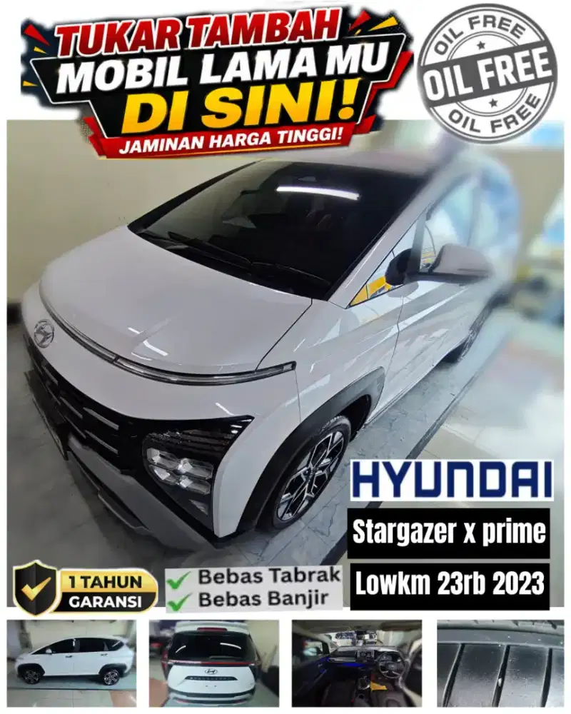 [MURAH FULL GARANSI] HYUNDAI STARGAZER X PRIME CAPT SEAT TYPETERTINGGI