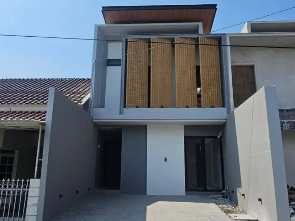 Dijual Rumah Baru 2 Lantai Siap Huni Modern Minimalis di Panjang Jiwo Permai, Tenggilis