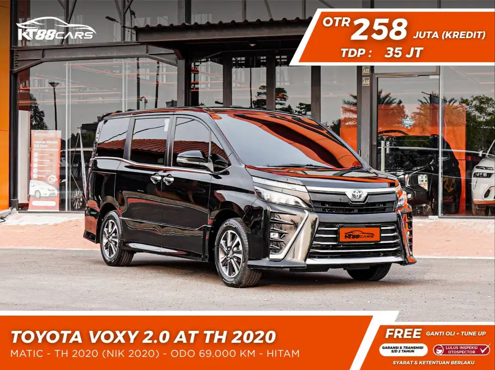 Toyota Voxy 2.0 2020 hitam matic