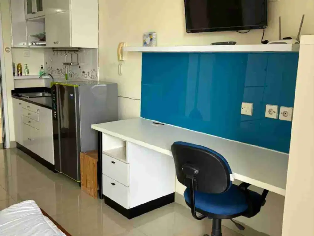 Dijual apartemen taman melati, margonda 2,  depok, tower B lantai 26, luas 27 m2, full furnish