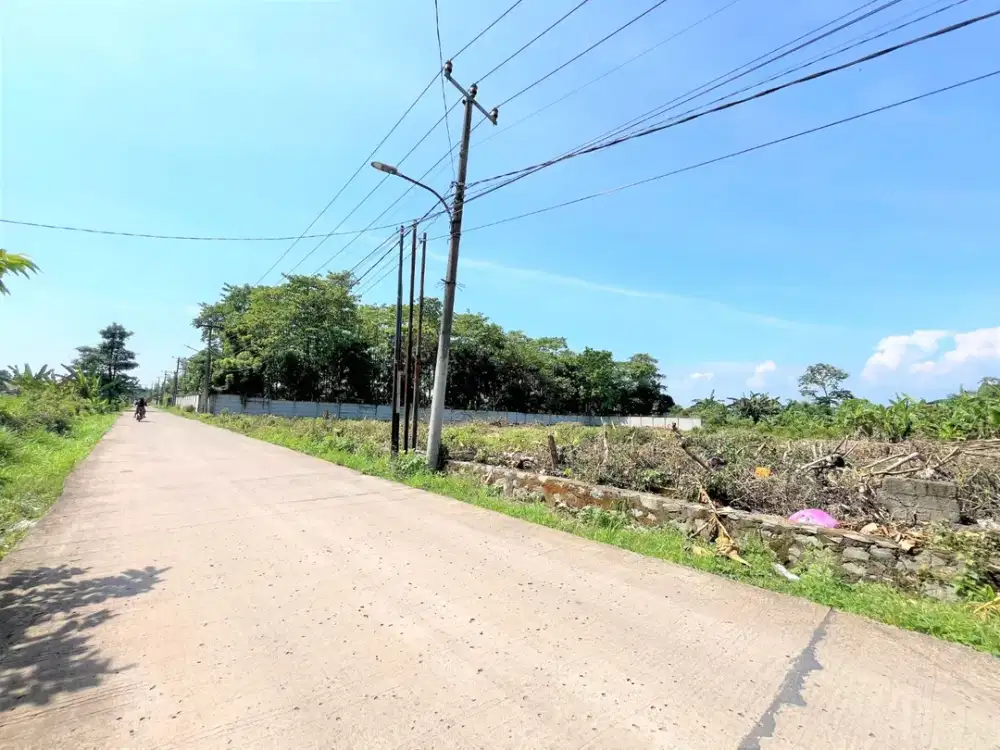 Tanah Tepi Jalan, 12 Menit ke Gerbang Tol Legok - BSD