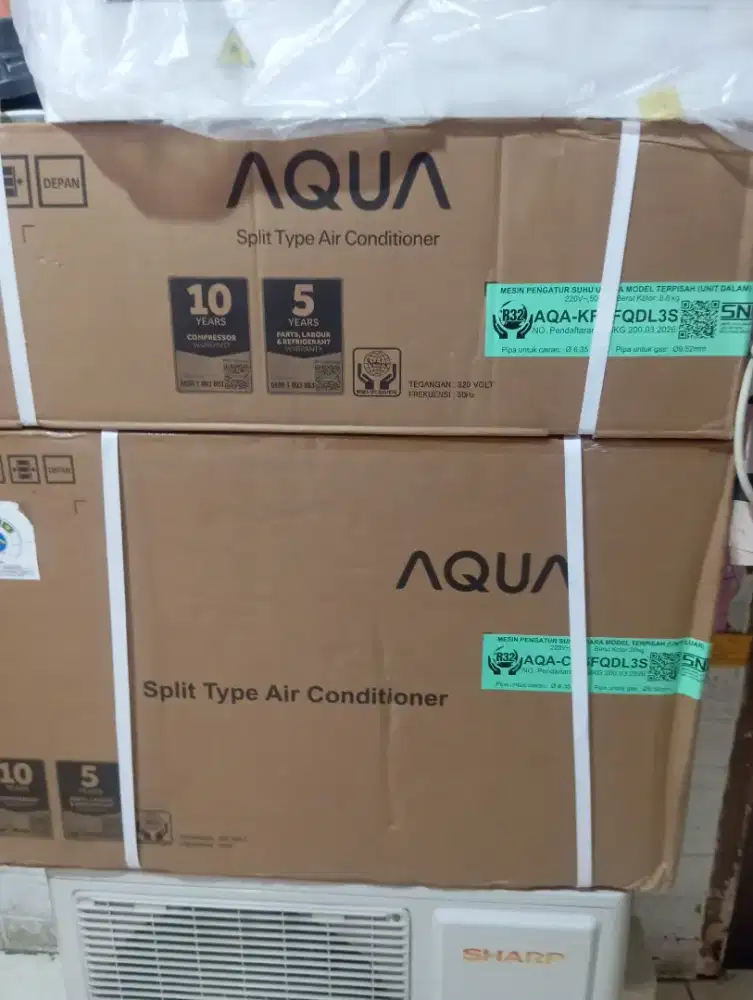 Jual AC baru stengah pk + pasang