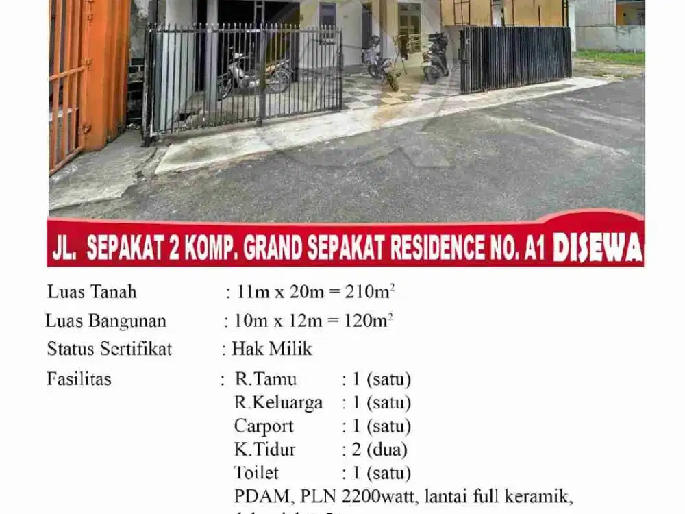 Rumah Sewa Siap Huni