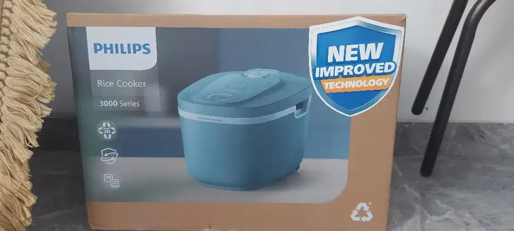 Philips Digital Rice Cooker 3000 Series (Tipe HD4716/33 - Biru).