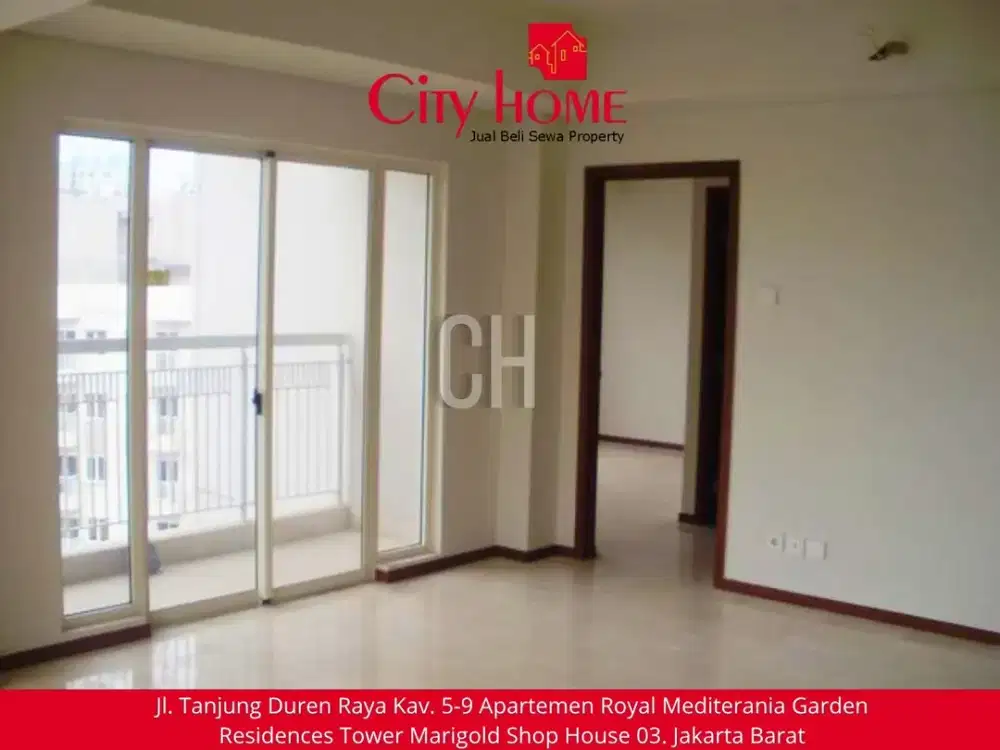 Sewa Apartemen Unfurnished di Royal Mediterania Garden Residences