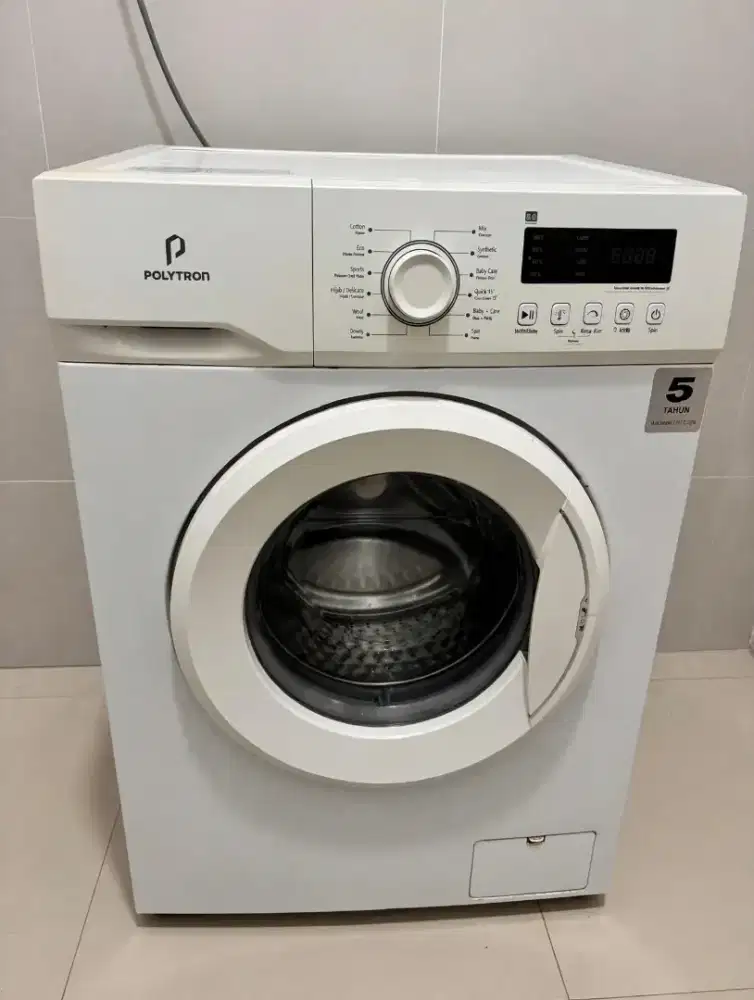 Dijual Mesin Cuci POLYTRON FRONT LOADING