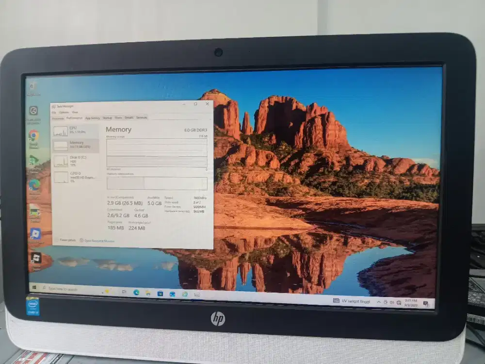 Jual komputer HP all in one 20-r123d