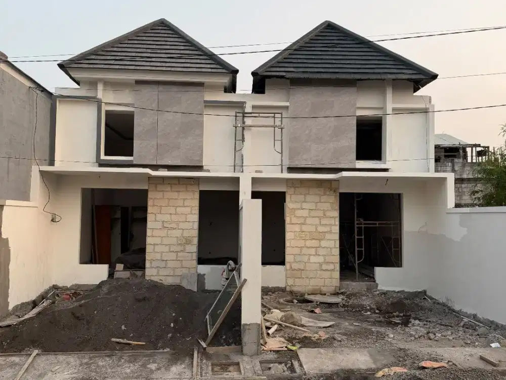 Harga 800 Juta, Dijual Rumah Baru di Medokan Rungkut, dekat Kampus UPN & Tol Bandara