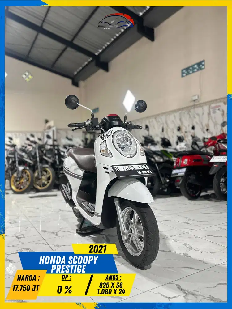 HONDA SCOOPY PRESTIGE 2021 MESIN AMAN POLL MASZEHH HIKMAH MOTOR KEPUH