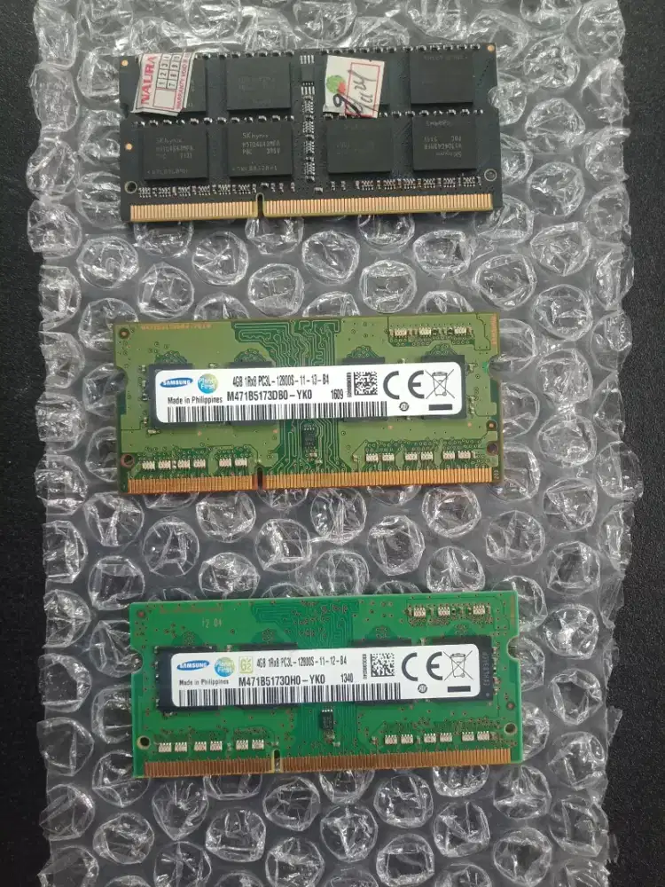 RAM Laptop SODIMM DDR3L 4GB Samsung Bekas Normal