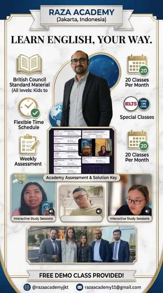 Guru Privat Bahasa Inggris & IELTS Berpengalaman