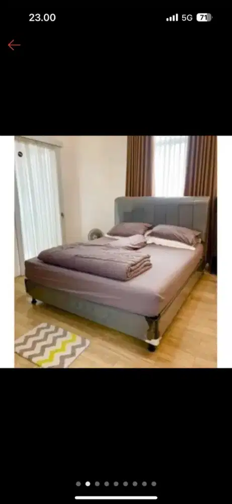 Dipan kasur lipat,ukuran 200x200..only dipan saja