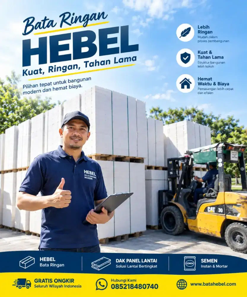 Jual Bata Hebel Broco kirim langsung dari PABRIK