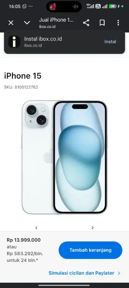 IPHONE 15 128 GB