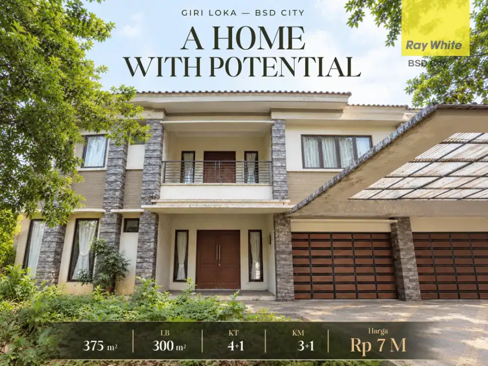 GIRI LOKA BSD CITY  - A HOME WITH POTENTIAL -