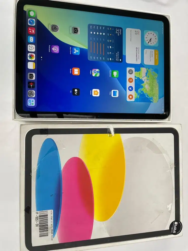 Dijual iPad 11 (A16) 256 GB Wi-Fi silver Genuine Apple Display-Fullset
