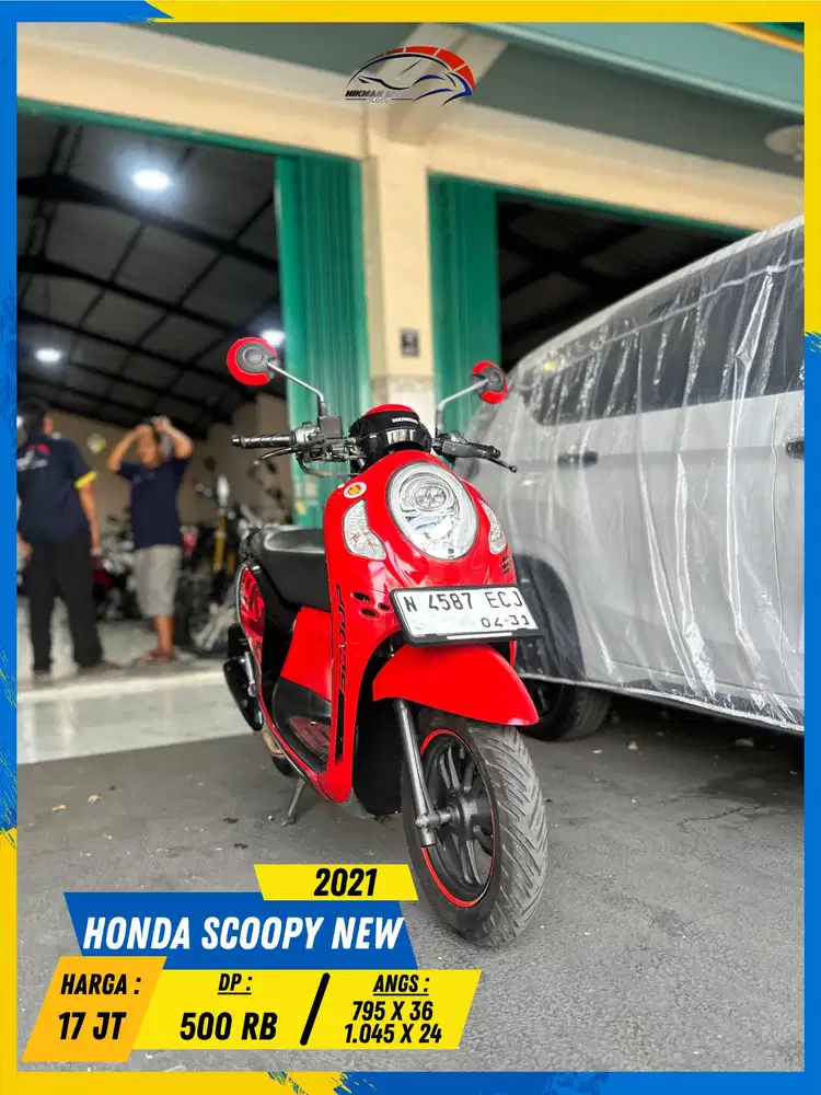HONDA SCOOPY NEW 2021 SIAP GASS MASZEHH HIKMAH MOTOR KEPUH