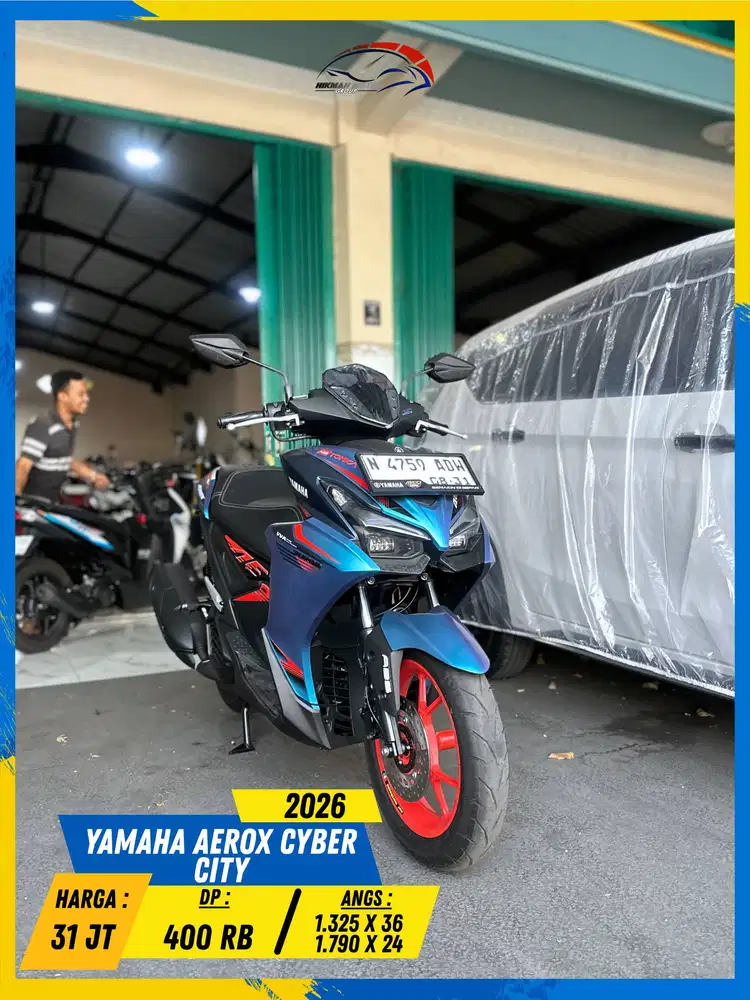 YAMAHA AEROX CYBER CITY 2026 SIAP ANGKUT MASZEHH HIKMAH MOTOR KEPUH