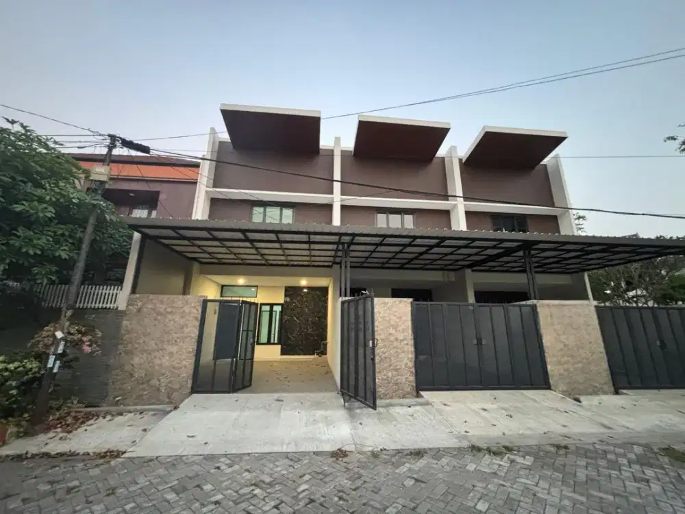 Dijual 3 Unit Rumah Baru Strategis Tenggilis Surabaya