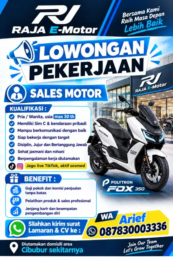 Lowongan kerja marketing dan sales