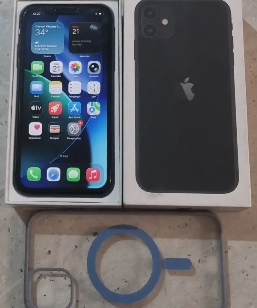 Iphone 11 128gb hp dus kabel data