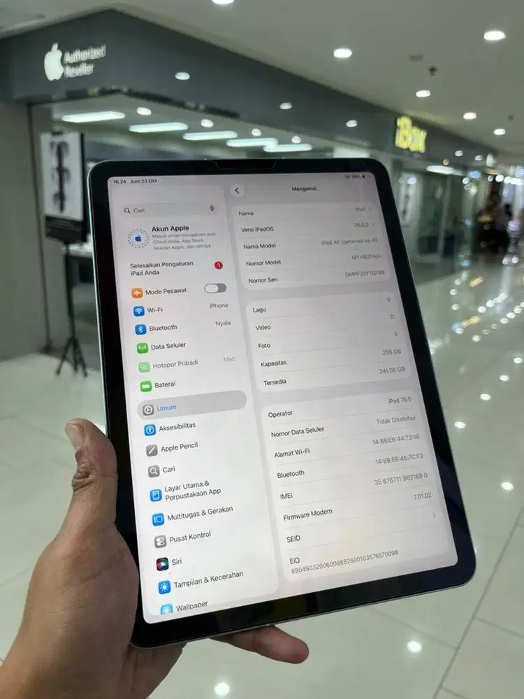 IPAD AIR GEN 4 256 IBOX WIFI CELL