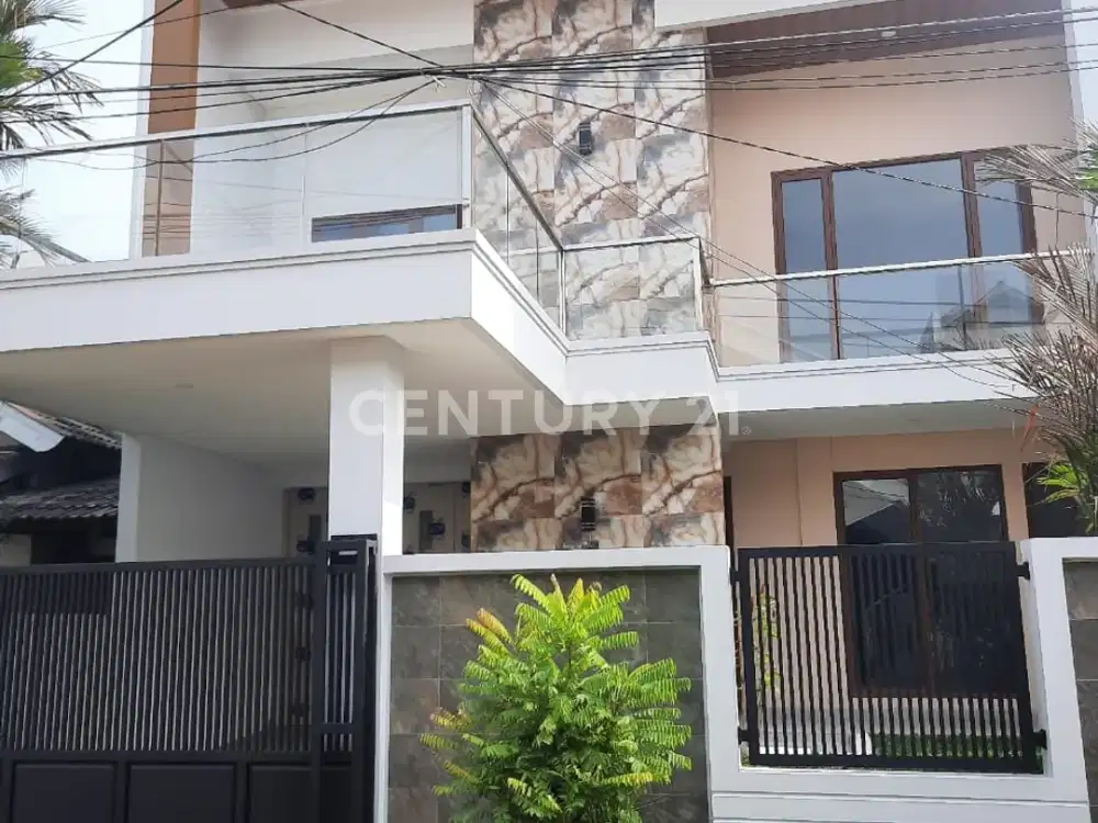 Rumah Mewah Cantik Strategis Di Bintaro Sektor 5, Semi Furnished