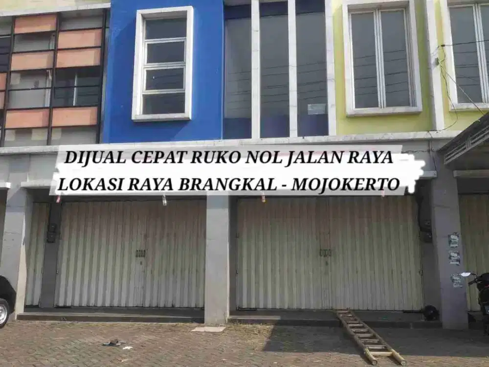 Jual Ruko nol jalan raya brangkal mojokerto