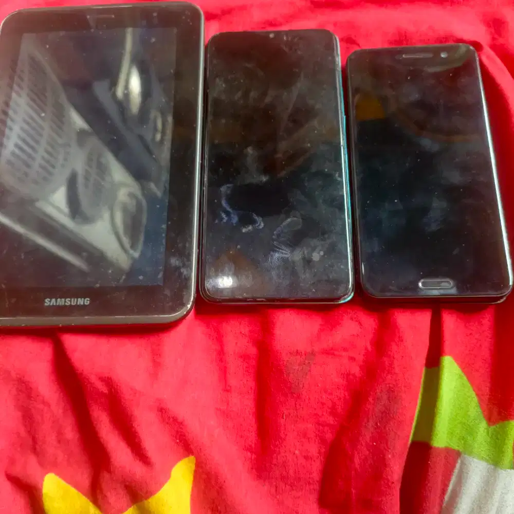 Hp nokia 6.2 ram 4/128, advan 2/16 tab samsung 2/16 kondisi rusak/mati