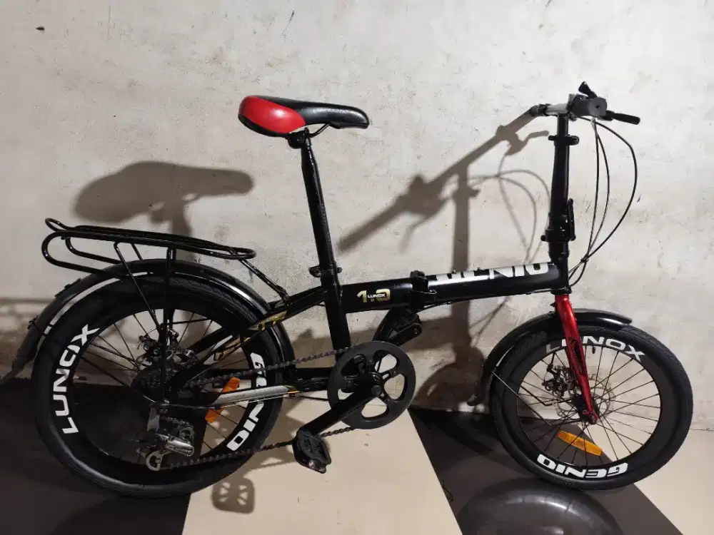 Sepeda lipet ukuran 20 siap pakai