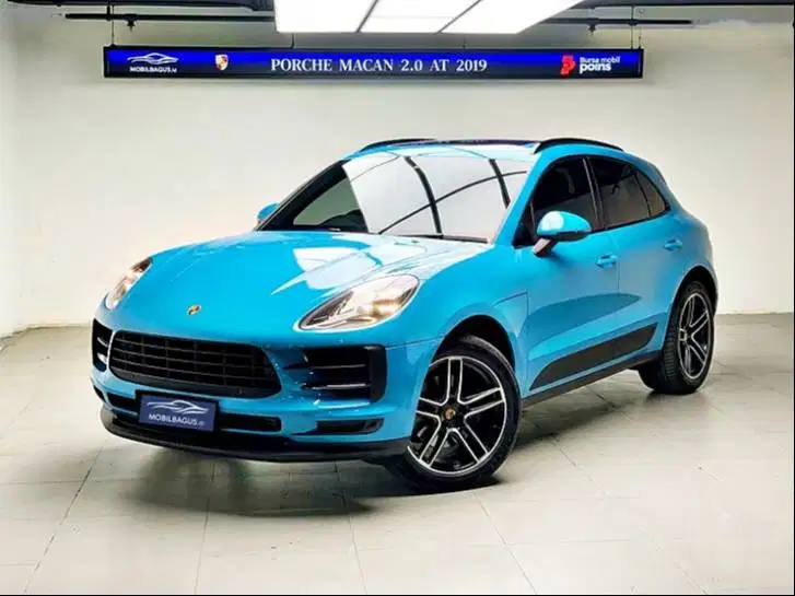 PORSCHE MACAN 2.0 AT 2019 Biru Muda Low KM N Low DP #PAR#