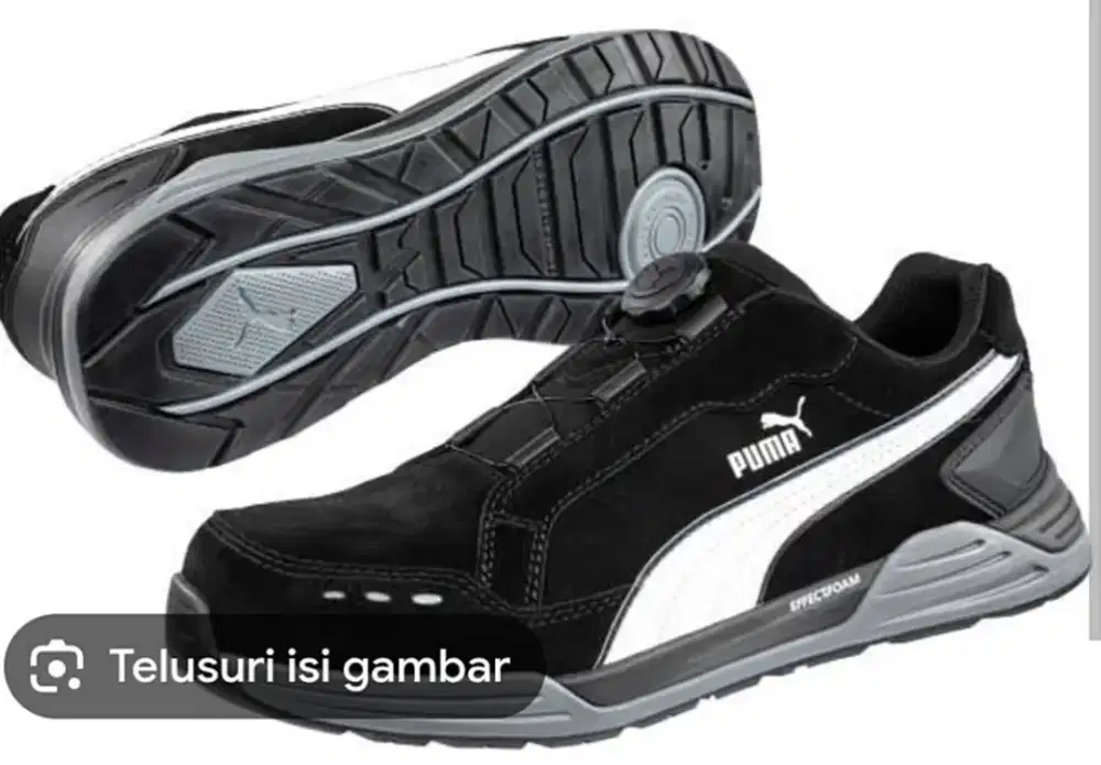 Sepatu Safety Puma Airtwist Black Low