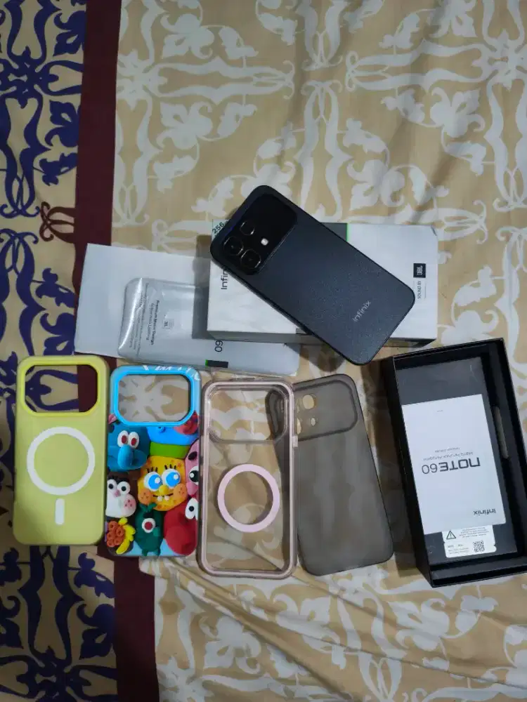 Infinix Note 60 Black 8+8/256Gb Fullset Nominus