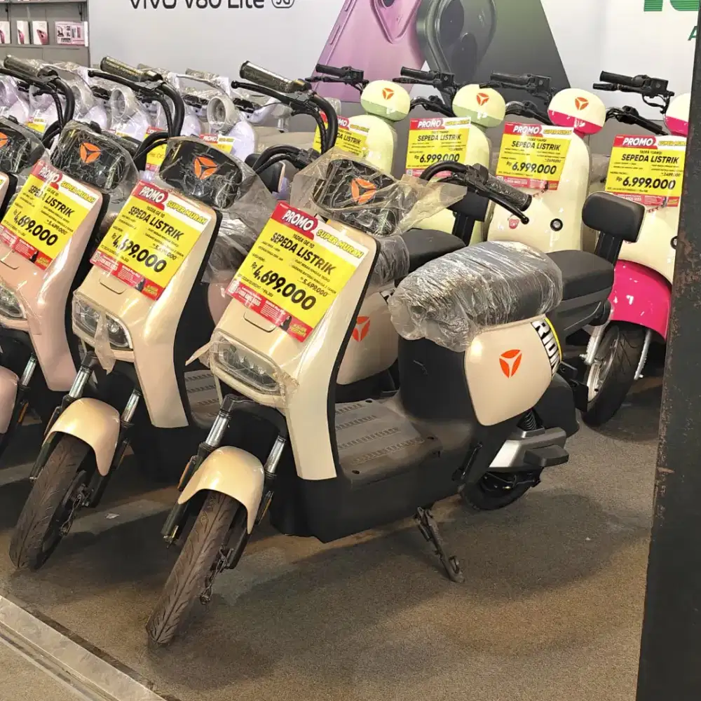 PROMO KREDIT KELUARGA! Sepeda Listrik Baru DP Nol Rupiah, Proses Kilat