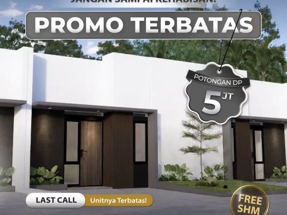 DP 15 JUTA! Rumah Rp166 Juta di Boja | Akasahill Neo
