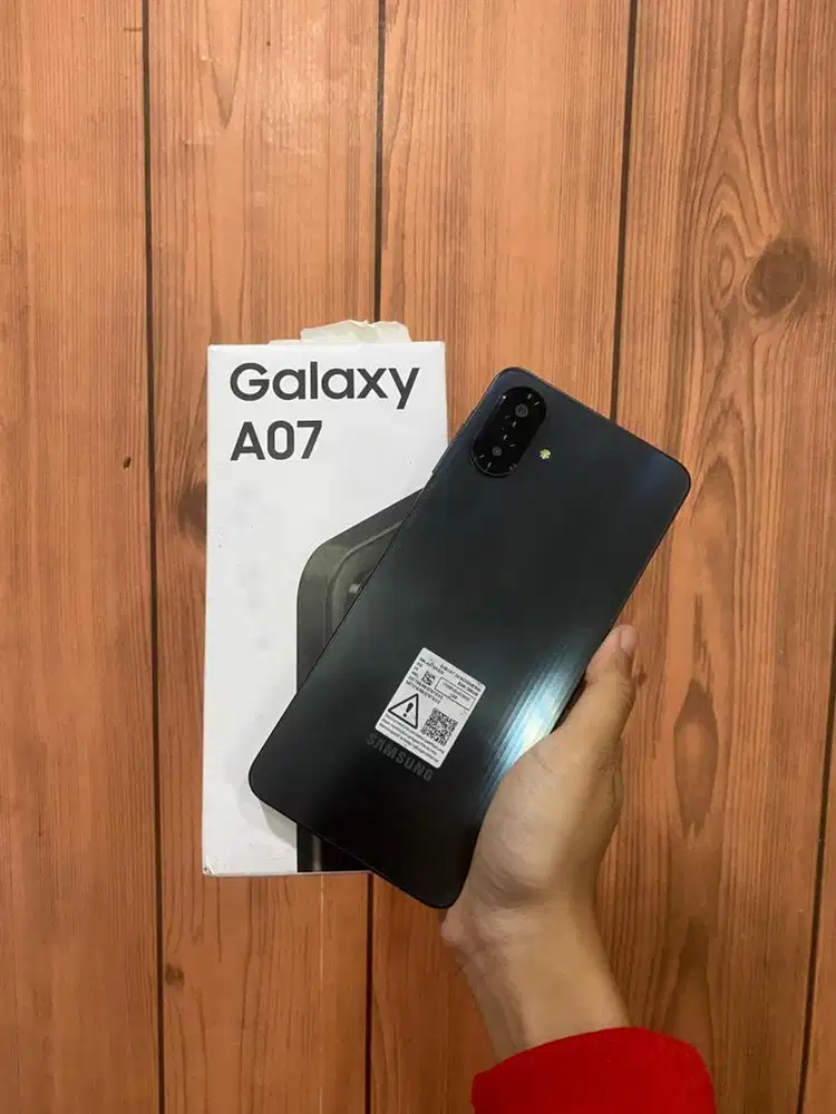 Samsung A07 hitam bekas mulus