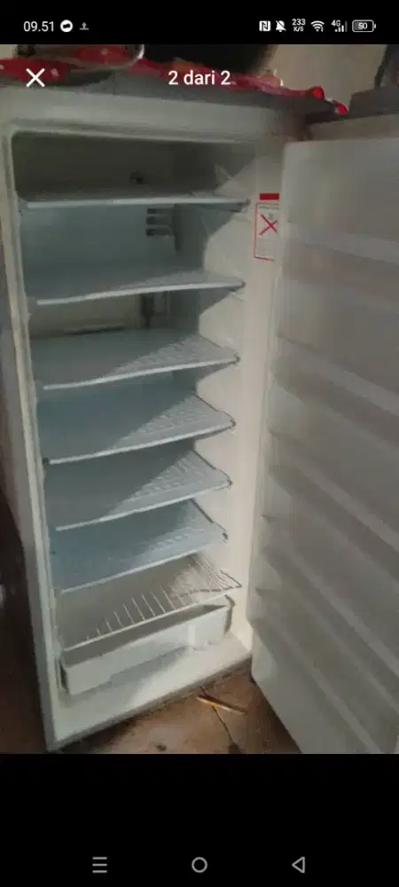 Jual freezer merk Aqua, dingin pool