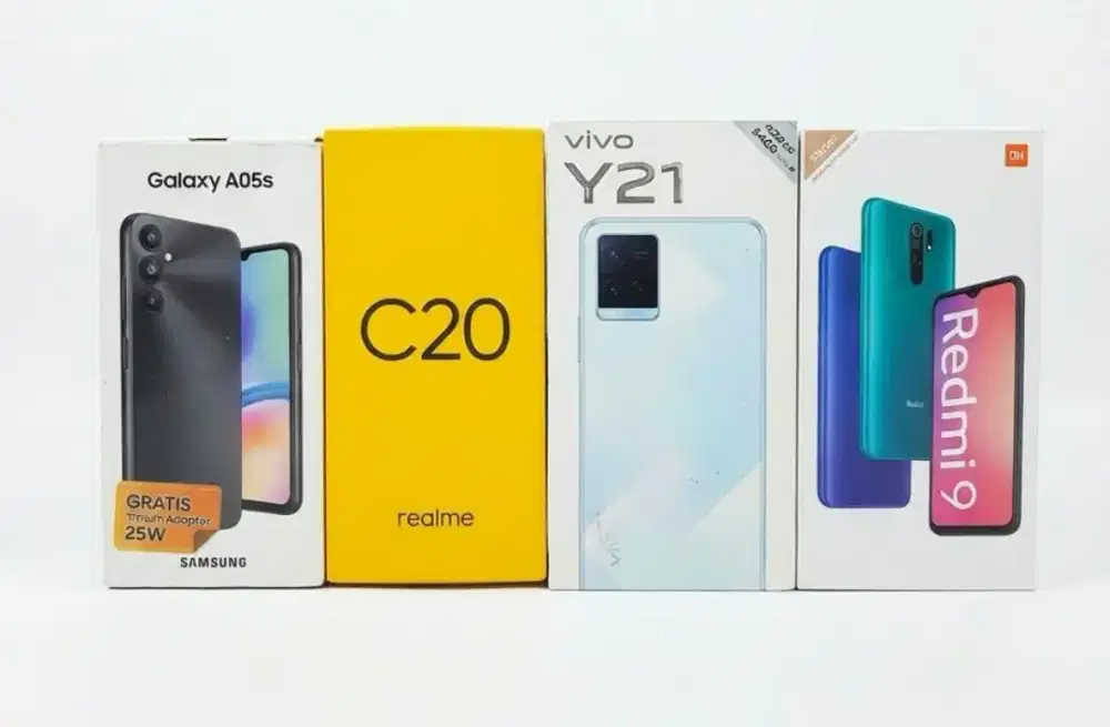 Dus Box HP (Redmi 9, Vivo Y21, Realme C20, Samsung A05s) Original