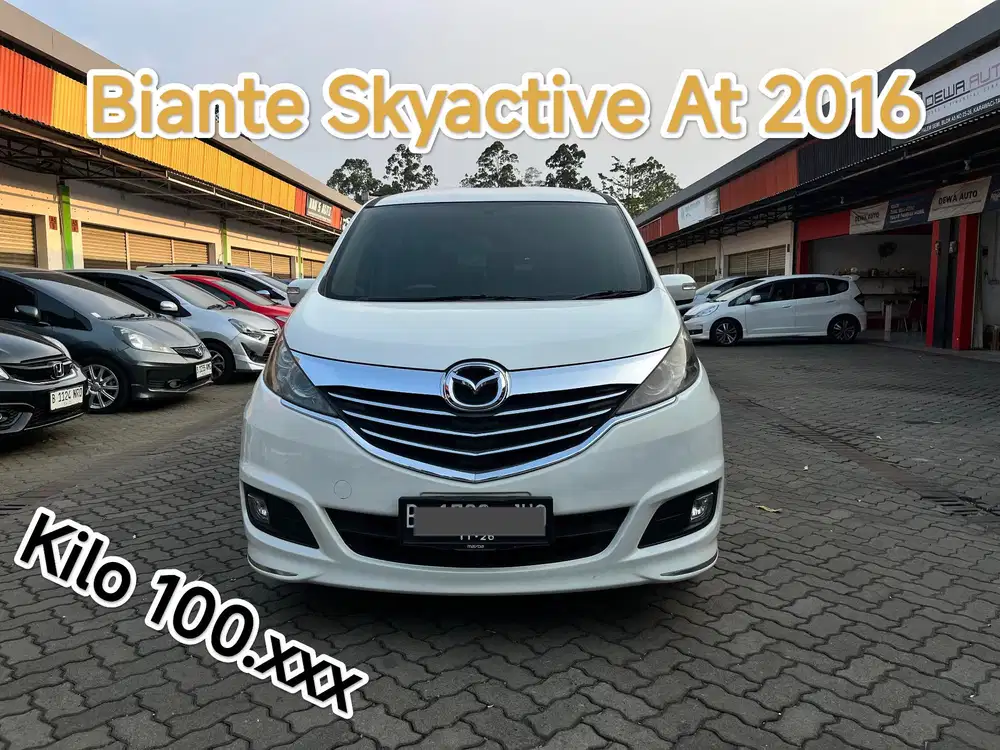 5JT MAZDA BIANTE 2016 WHITE EDITION RARE !!
