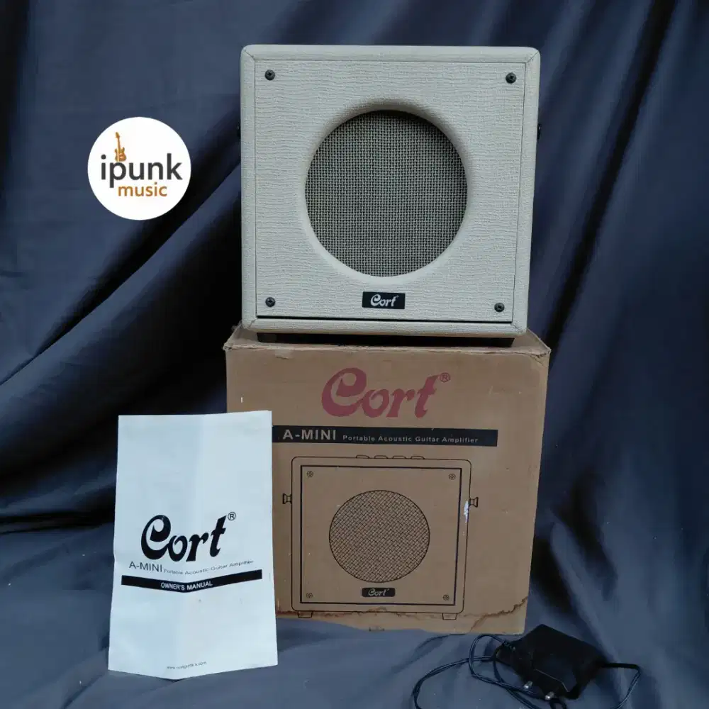 Cort A-MINI Original Ampli Portable Gitar Listrik/Akustik Fullset