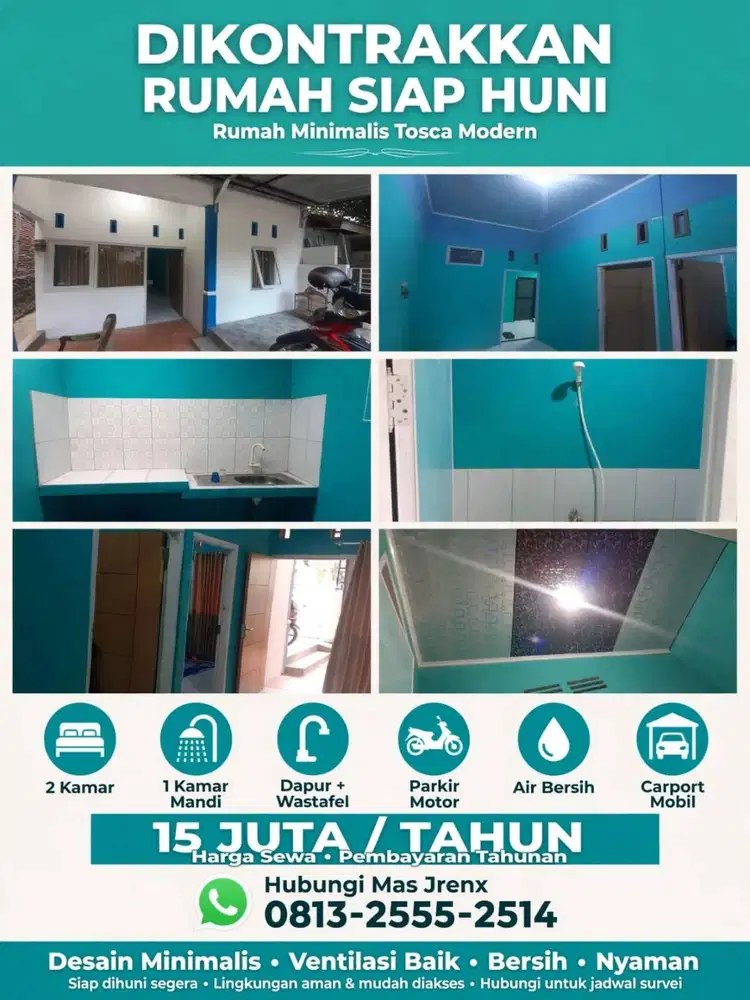 DISEWAKAN DIKONTRAKKAN RUMAH BARU DIRENOVASI