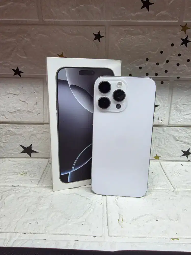Iphone 16 pro max 256gb white second resmi
