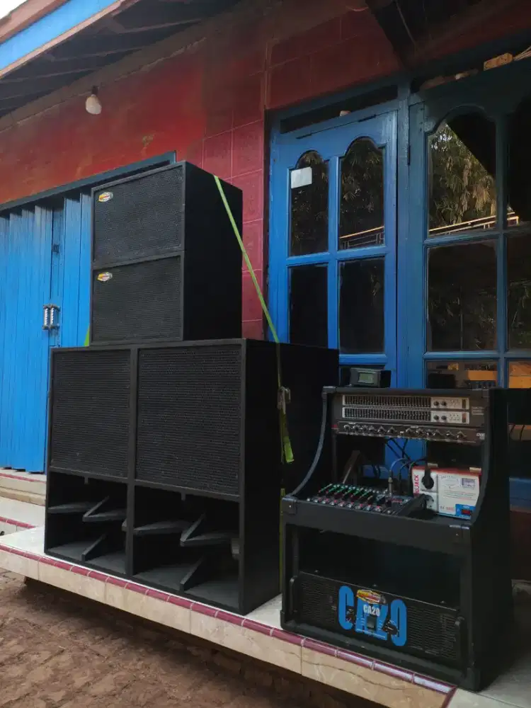 Sound system miniatur fullset siap pakai