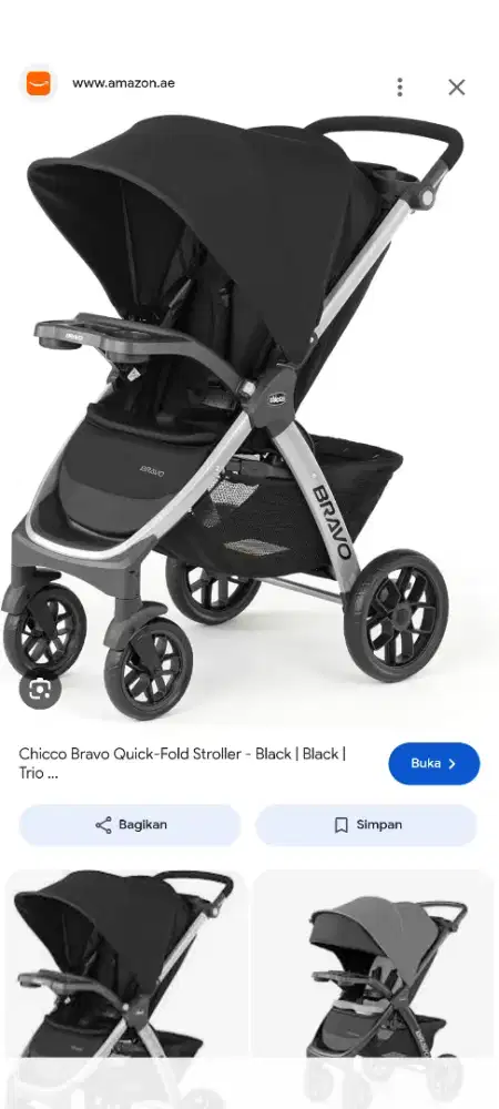Stroller Bayi Chicco Bravo LE Masih Good Condition