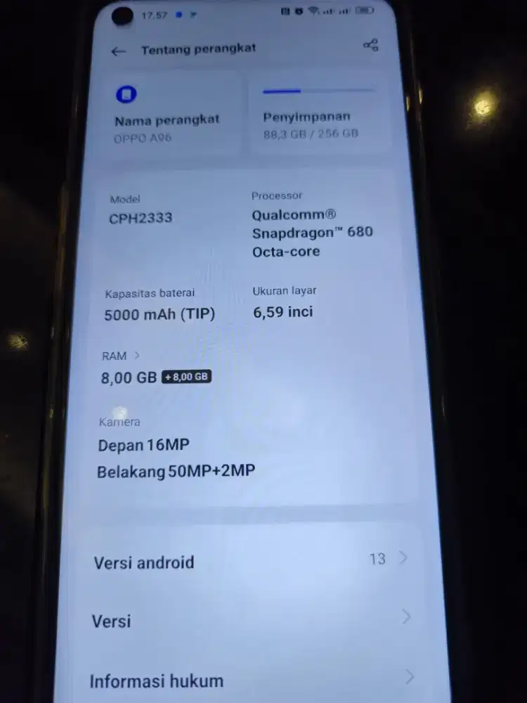 OPPO A96 8+8/257