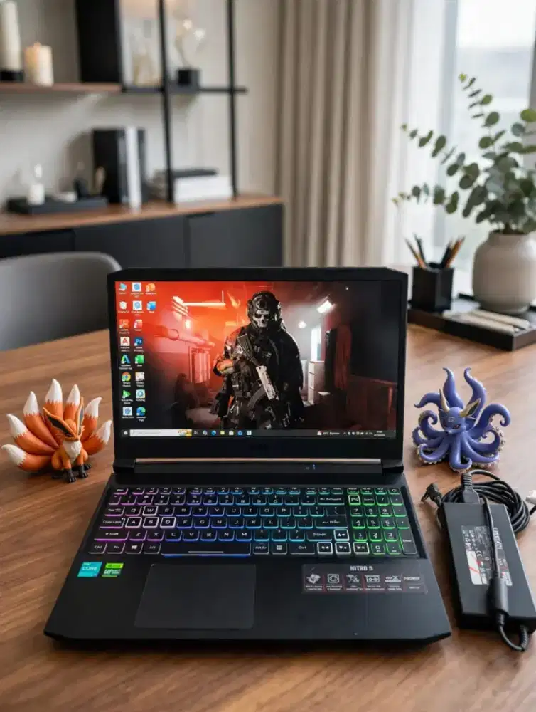 Laptop Acer NITRO 5 AN515 NVIDIA RTX 3050 SSD 512Gb DUAL VGA