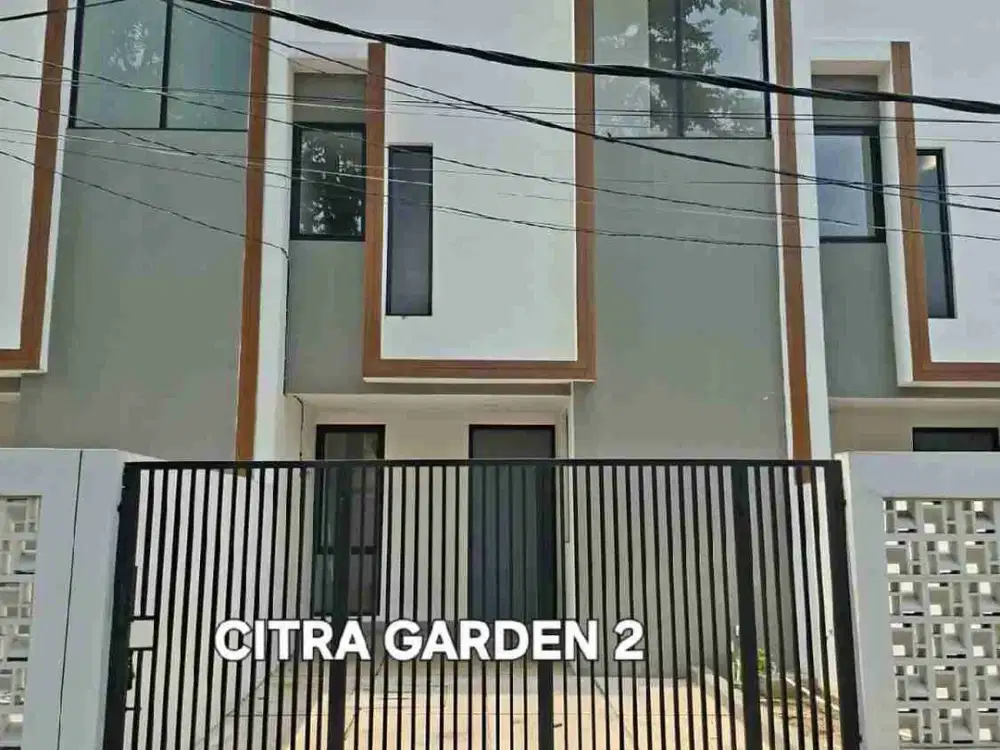 Disewakan Rumah baru, 3 lantai, shm, Citra garden 2