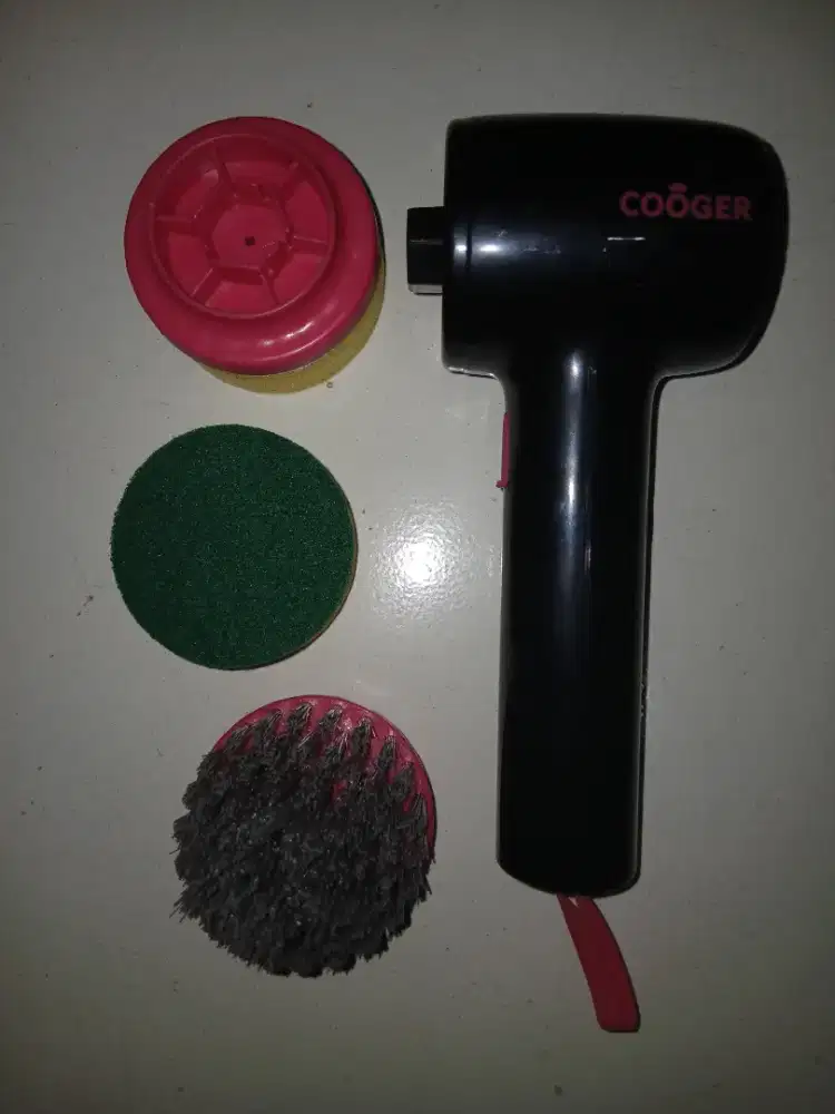 COOGER Sikat Elektrik 6in1 Anti Air Multifungsi Pembersih, kerak,wajan