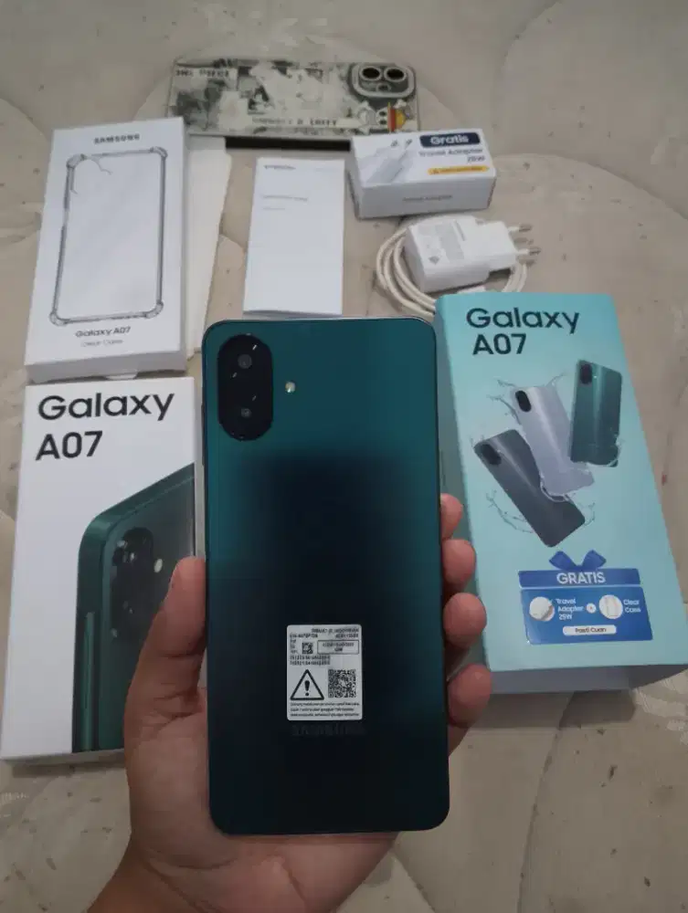 Hp Samsung Galaxy A07 Ram 4+4/128GB Fullset